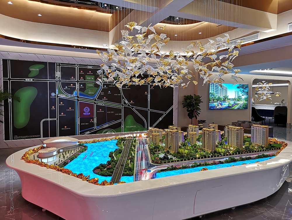 北京沙盘模型公司建筑、景观、灯光的制作思路